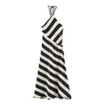 Load image into Gallery viewer, Susi Stripes Satin Dress
