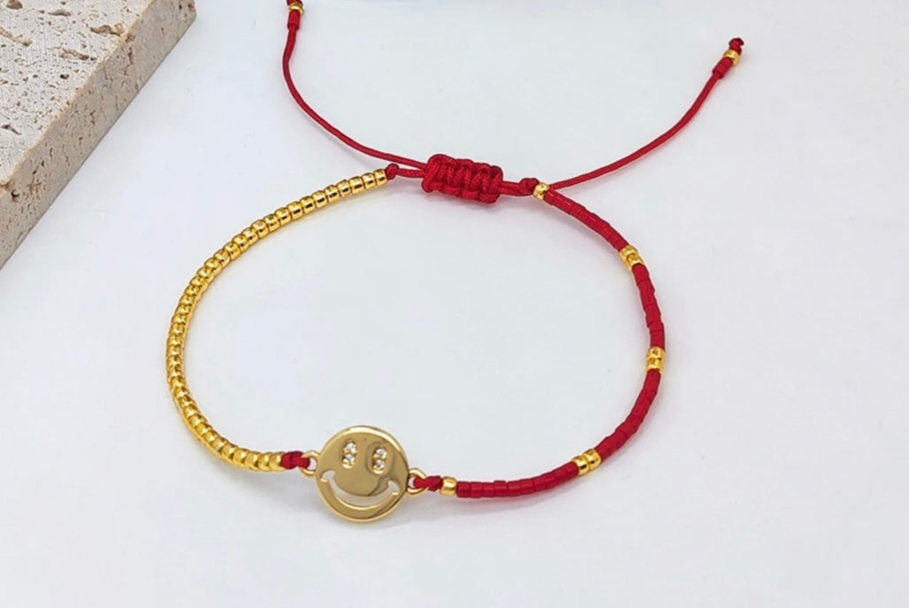 Red Adjustable Bracelet