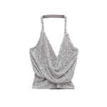 Load image into Gallery viewer, Silver Sequin Top
