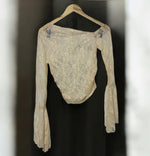 Load image into Gallery viewer, Lace off shoulder top
