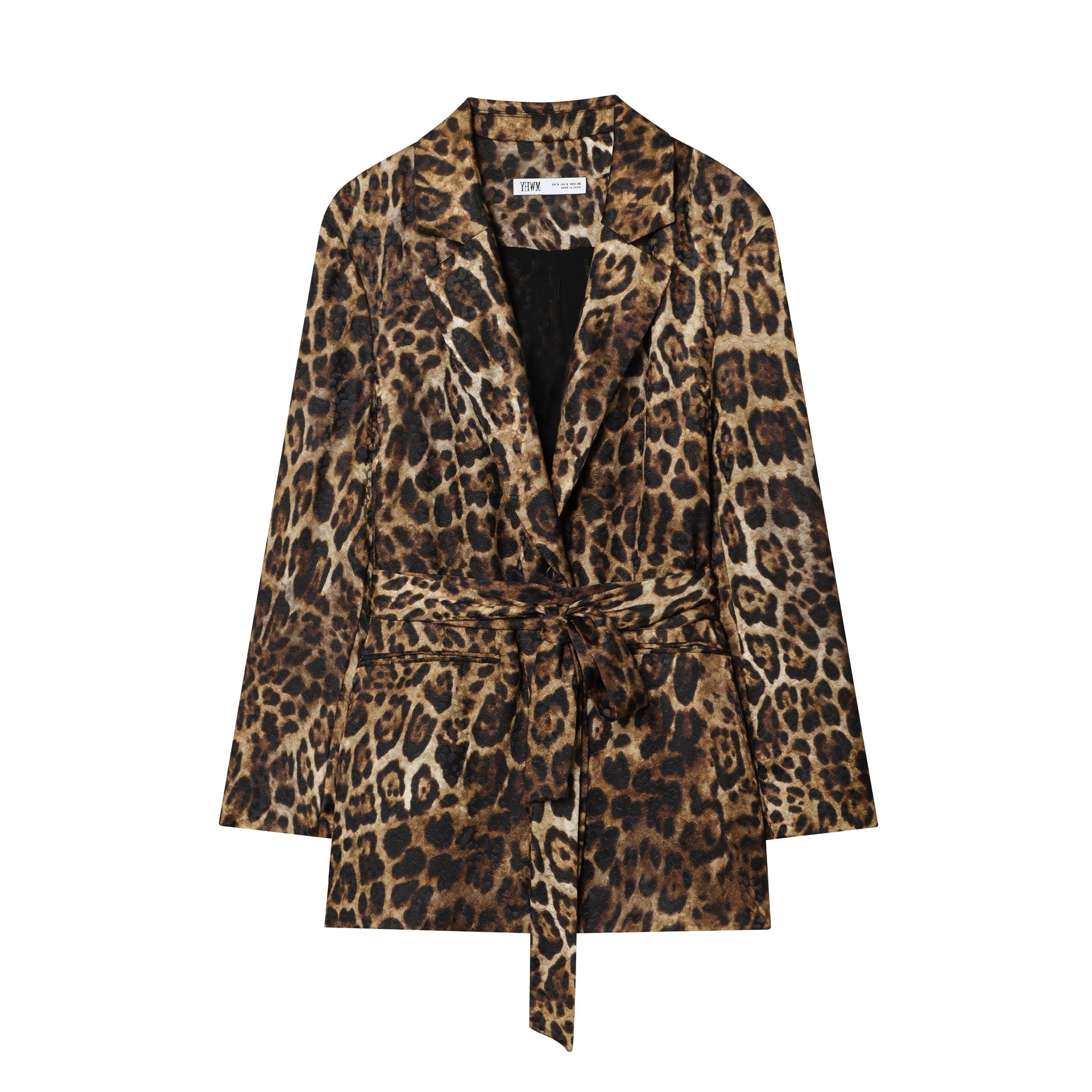 Oversize Lola Blazer Leopard Top