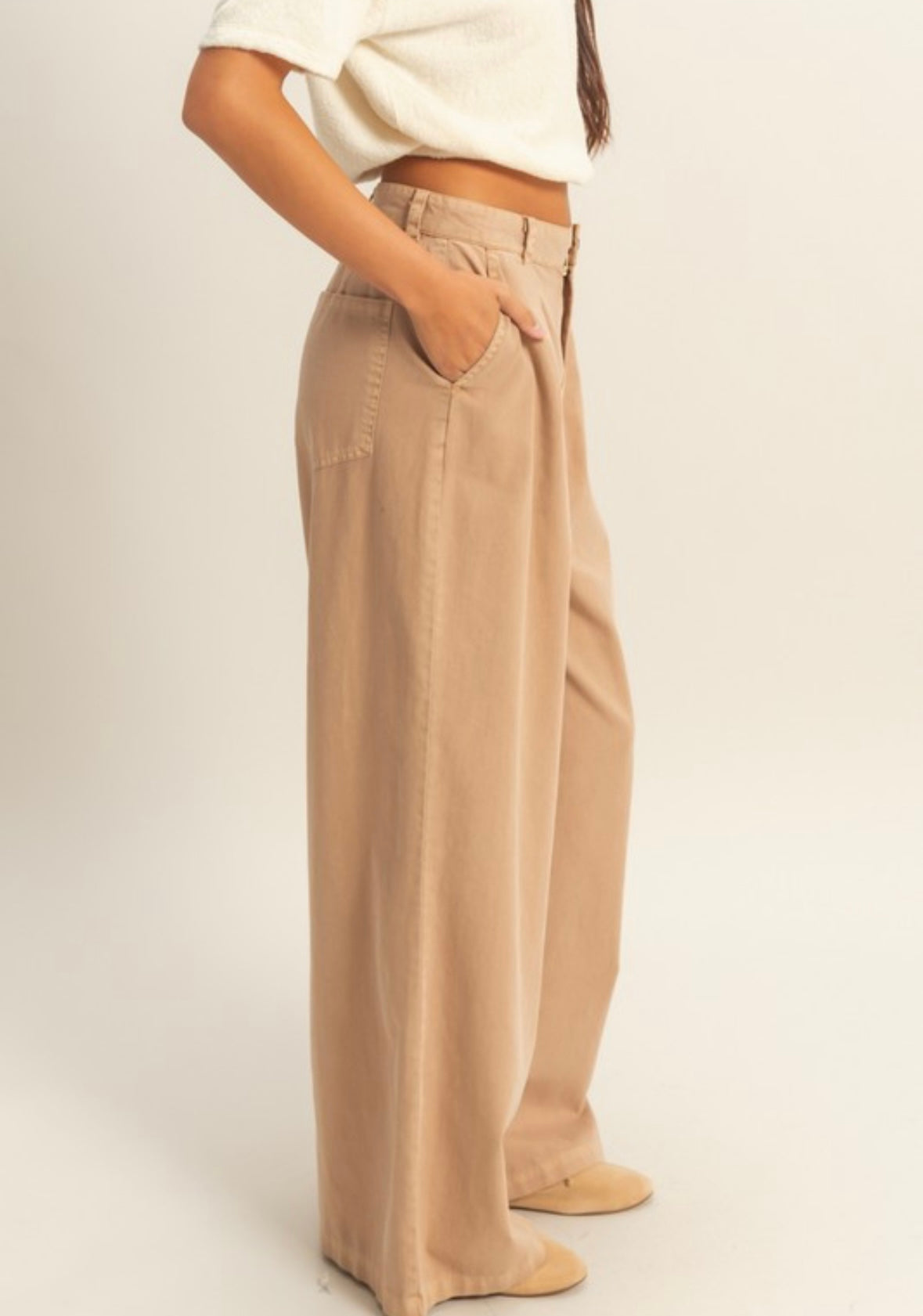 Anna Taupe Pants