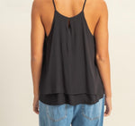 Load image into Gallery viewer, Leila Black Top
