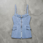 Load image into Gallery viewer, Lela Denim Top
