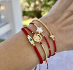 Load image into Gallery viewer, Red Adjustable Bracelet
