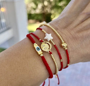 Red Adjustable Bracelet