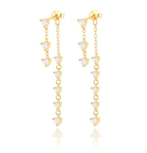 Amelia Goldplated 925silver Earrings