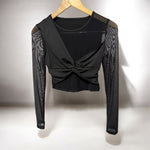 Load image into Gallery viewer, Black Mesh Top
