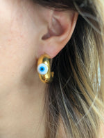 Load image into Gallery viewer, Eye Chunky Hoops Earrings
