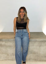 Load image into Gallery viewer, Mesh Black Top
