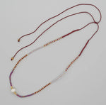 Load image into Gallery viewer, Multicolor Pearl adjustable Necklace
