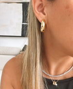Load image into Gallery viewer, Lala medium Hoops Earrings
