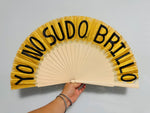 Load image into Gallery viewer, Ivory Wood Hand Painted Kolorete Medium Hand Fan
