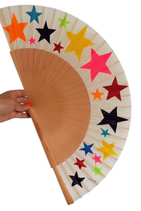 Stars KOLORETE Hand Fan